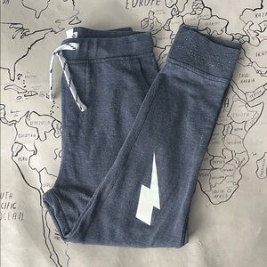 JCrew crewcuts Gray Joggers with Lightning Bolt